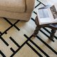 ROW by Oriental Weavers Quinn Geometric Beige and Black 7"10" x 10" Area Rug, , large