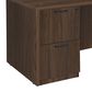 Regency Global Sourcing Legacy 71" L-Shaped Desk with Double Full Pedestal Drawer Unit in Neo Walnut, , large
