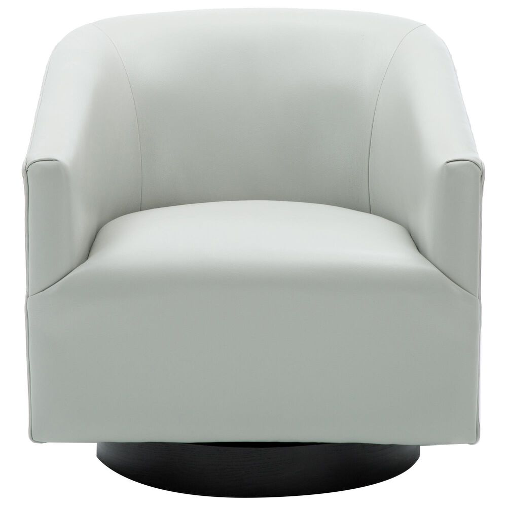 Hearth and Haven Garland Swivel Chair in Dove Grey, , large
