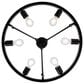 Golden Lighting Castile 6-Light Chandelier in Matte Black, , large