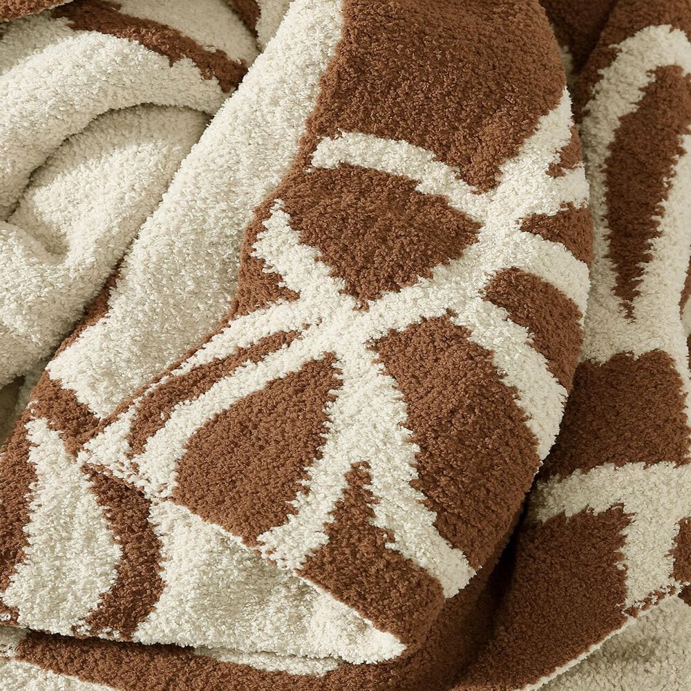 Sunday Citizen Daisy Throw in Chestnut and Sahara Tan, , large