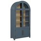 Steve Silver Magnolia Curio Cabinet in Dusty Blue and Weathered Sand, , large
