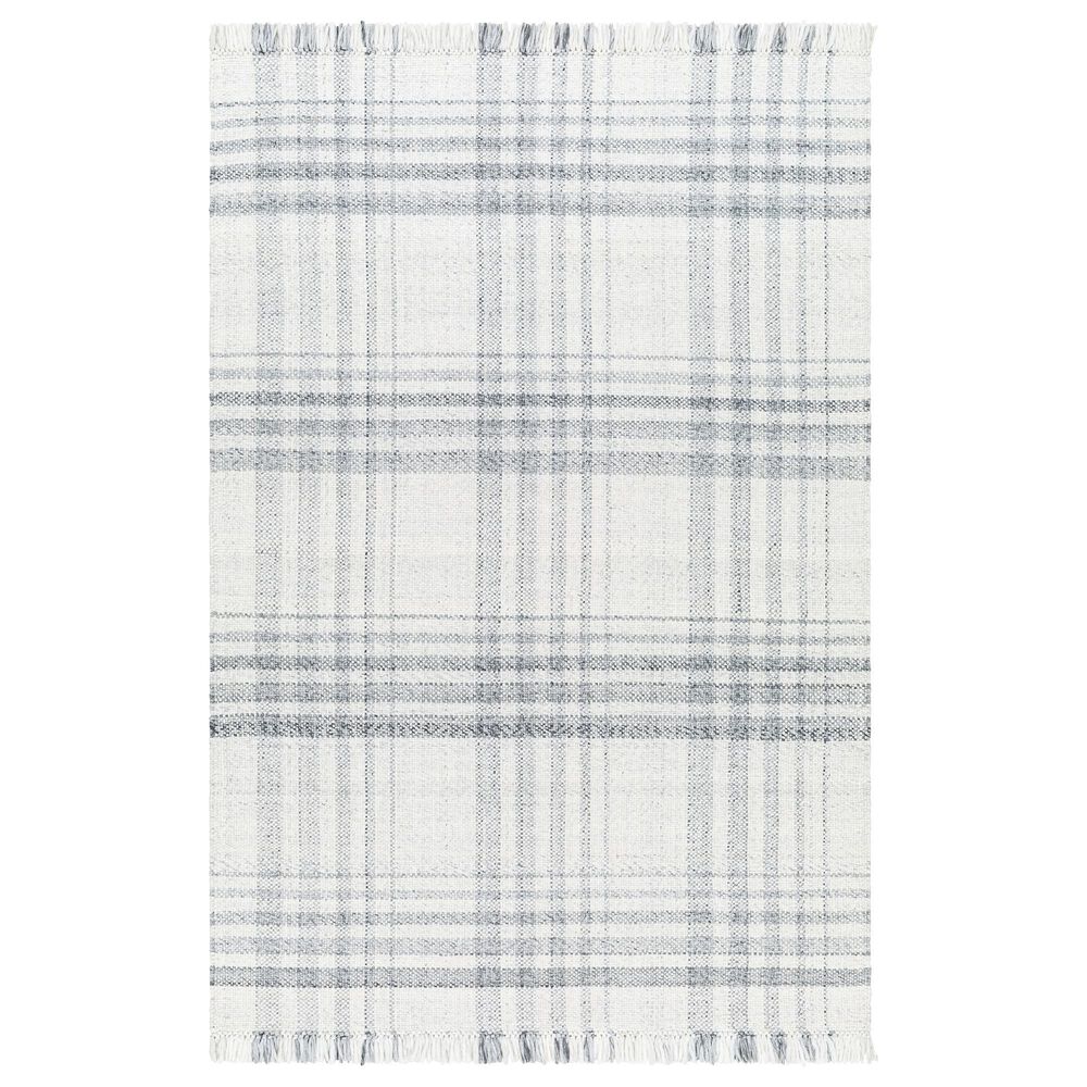 Surya Primrose 12" x 15" Off-White, Medium Gray and Gray Indoor/Outdoor Area Rug, , large