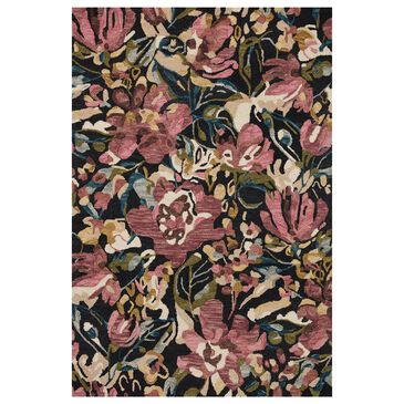 Loloi Belladonna 2"3" x 3"9" Black and Berry Area Rug, , large