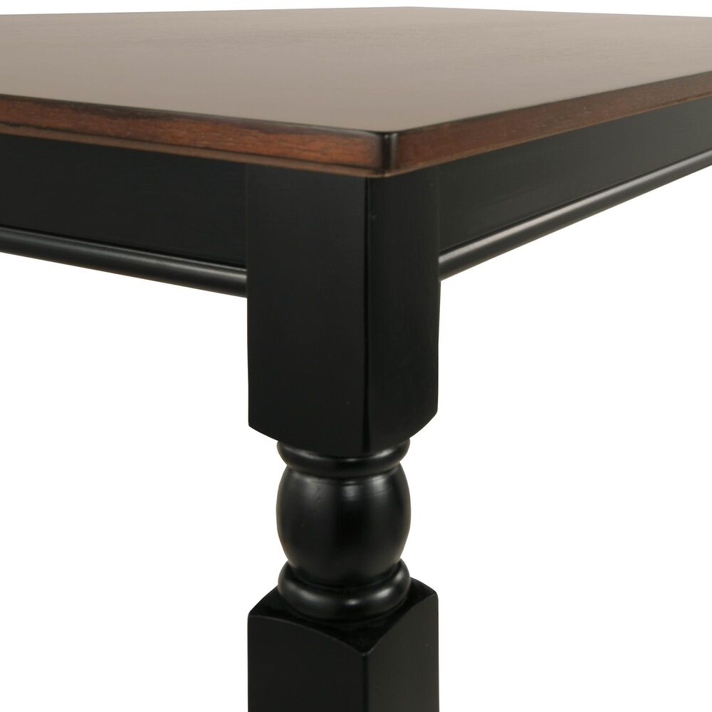 Ashley Owingsville Rectangular Dining Table in Cottage Black and Burnished Brown - Table Only, , large