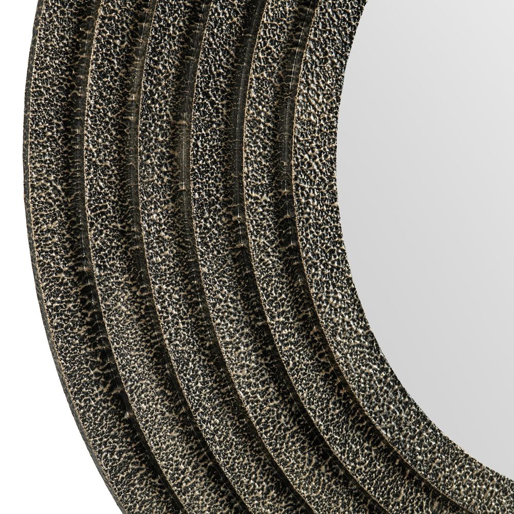 Slatehouse Orbit Wall Mirror in Black, , large