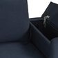 Lifestyle Solutions Riles Stationary Storage Sofa in Navy Blue, , large