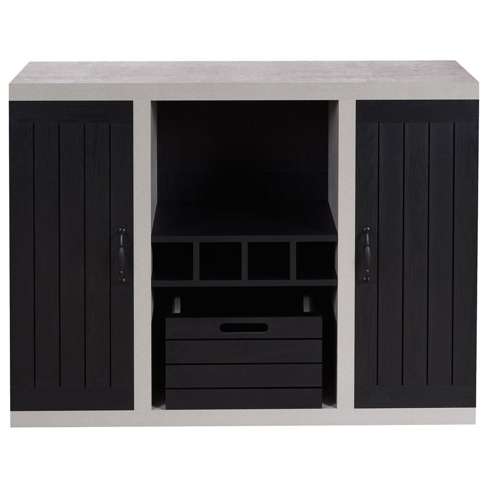 Furniture of America Taylor Buffet in Black/Cement, , large