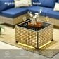HOMLUX 7-Piece Patio Conversation Set in Navy Blue, , large