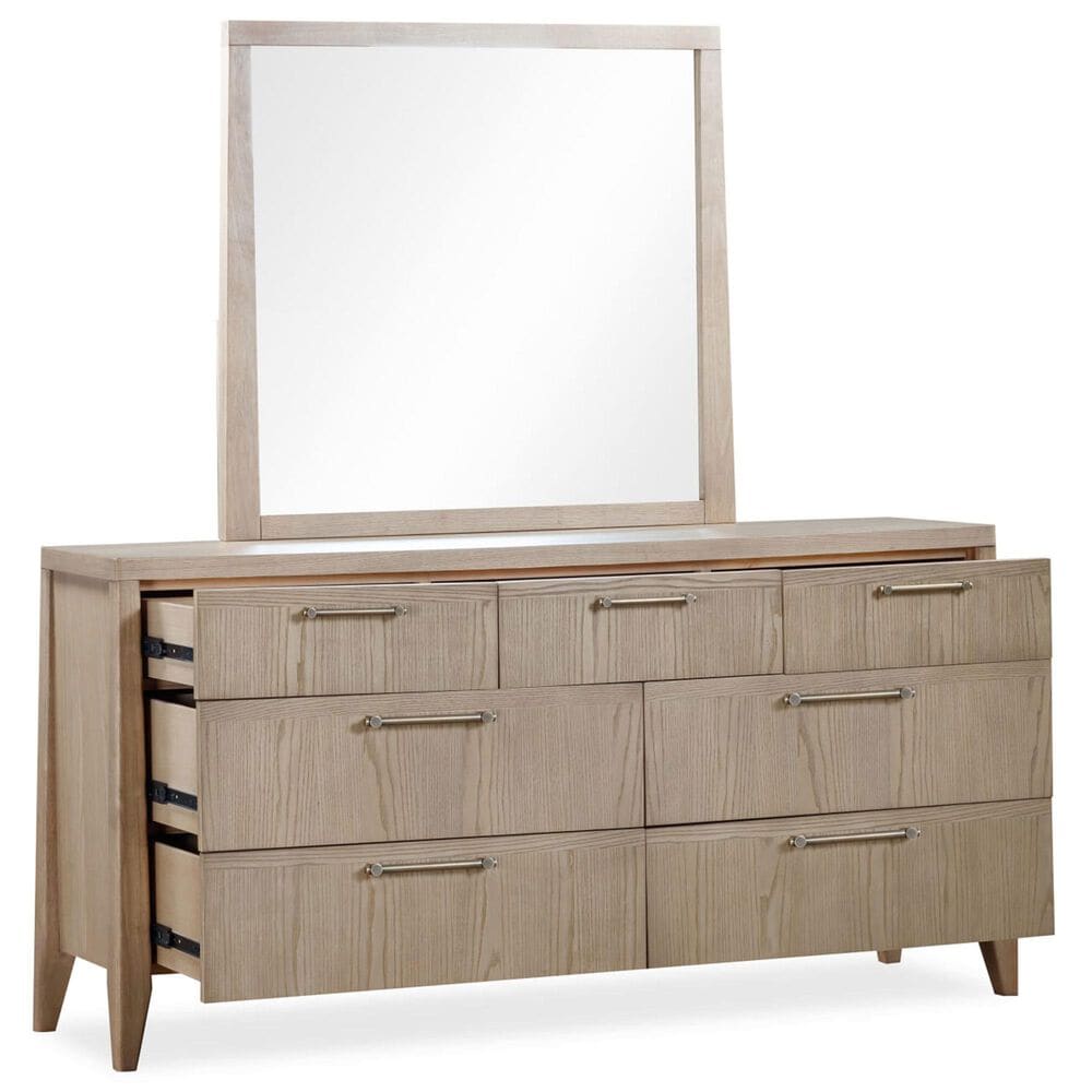 Urban Home Sumire Dresser and Mirror in Ginger , , large
