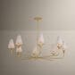 Troy Lighting Quill 8-Light Chandelier in Gilded Ivory, , large