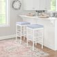 Linon Home Decor Dehart Bar Stool in White, , large