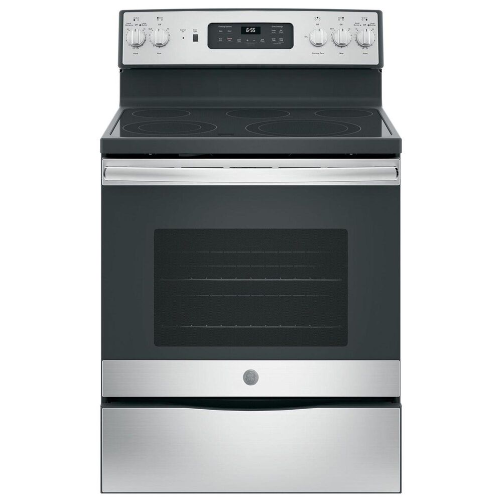 GE Appliances 30" Free-Standing Electric Convection Range in Stainless Steel, , large