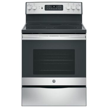 GE Appliances 30" Free-Standing Electric Convection Range in Stainless Steel, , large