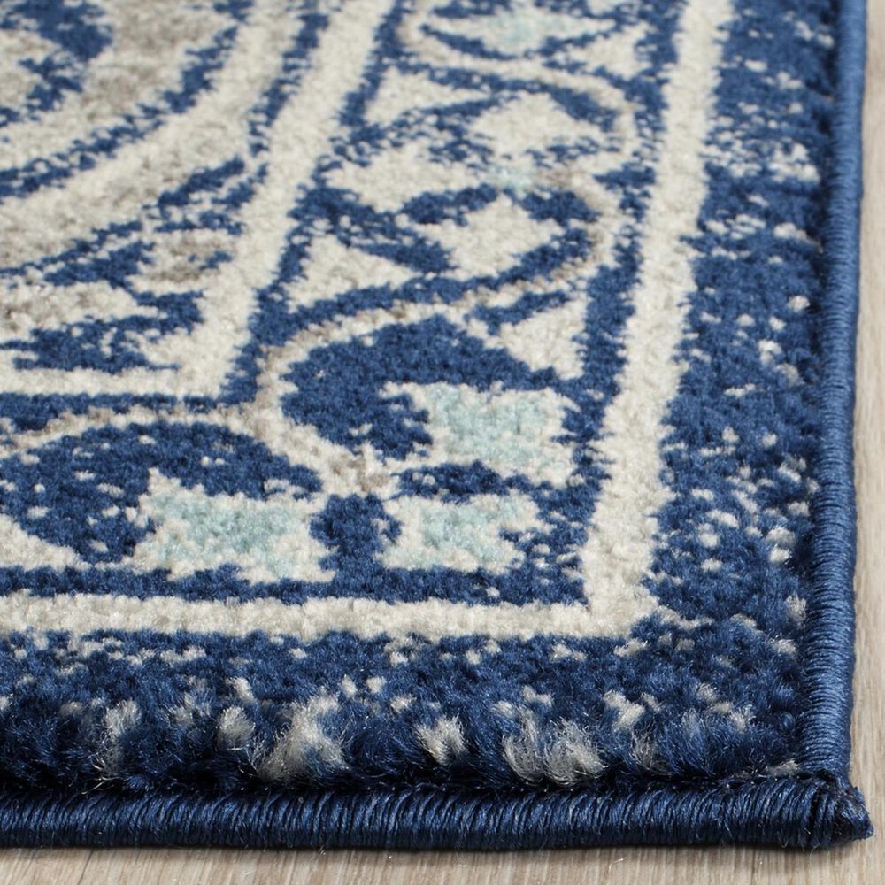 Safavieh Evoke EVK251C-27 2&#39;2&quot; x 7&#39; Blue/Ivory Runner, , large