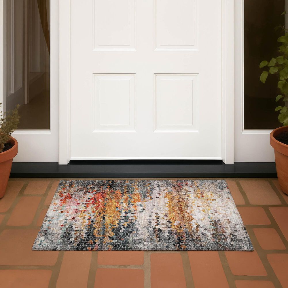 Dalyn Rug Company Lumara Volcano 1'8" x 2'6" Indoor/Outdoor Area Rug, , large
