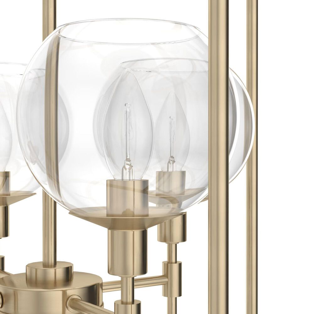 Hunter Xidane 4-Light Foyer Lantern in Alturas Gold, , large