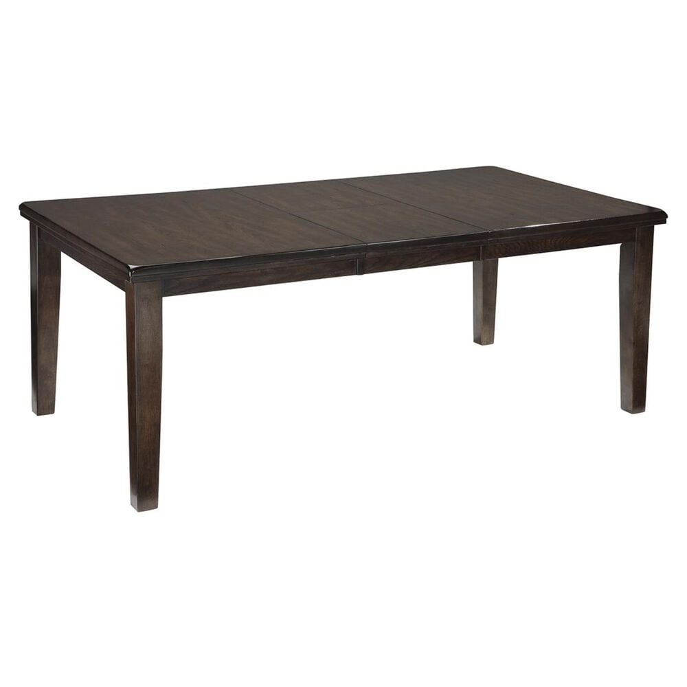 Ashley Haddigan 6-Piece Rectangular Dining Set in Dark Brown, , large