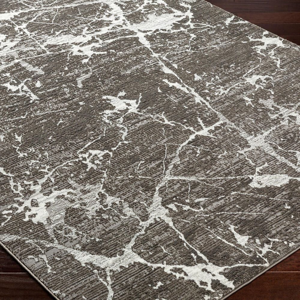 Surya Alder 7&#39;7&quot; x 10&#39; Gray, Tan, Charcoal, Ivory, Cream and Taupe Area Rug, , large