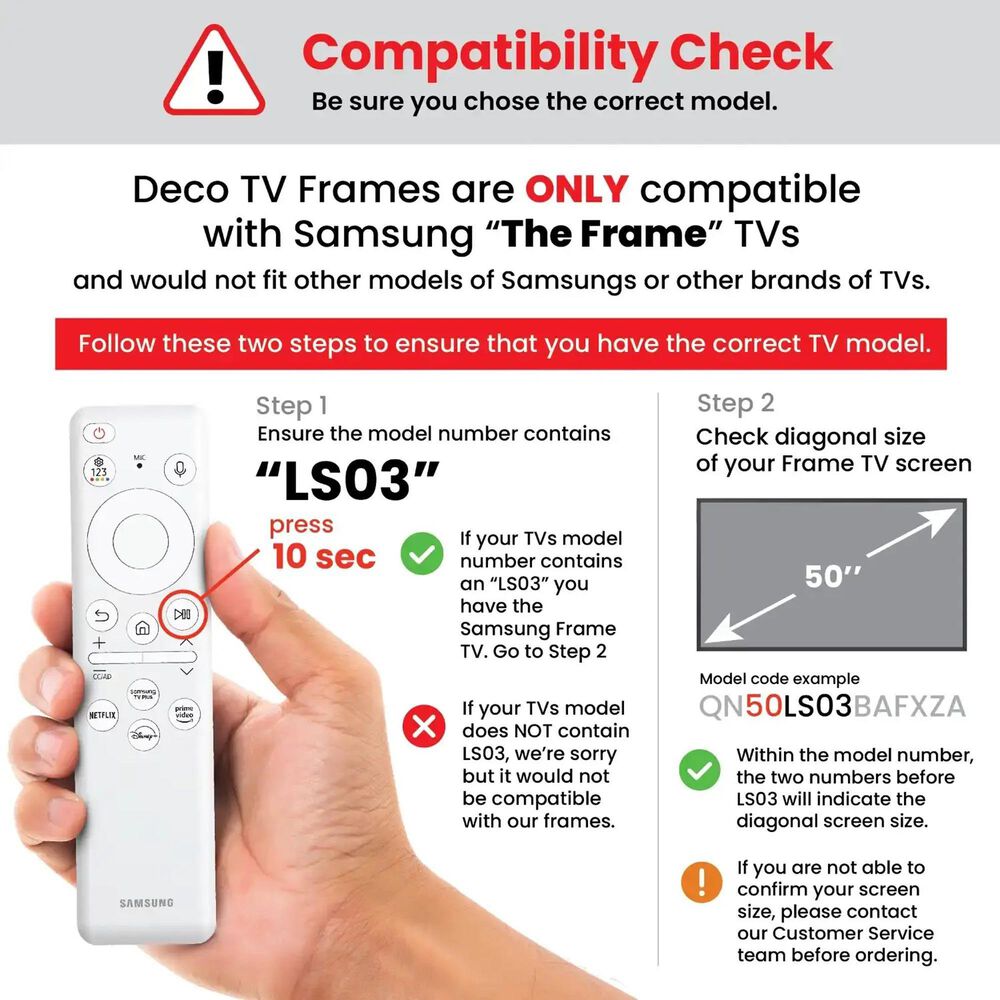 Deco TV Frames Premiere 75" Frame Bezel for Samsung the Frame TV in Gatsby Gold, , large