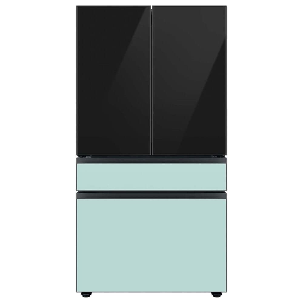 Samsung Bespoke Bespoke 4-Door French Door Refrigerator Top Panel in Charcoal Glass, , large