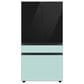 Samsung Bespoke Bespoke 4-Door French Door Refrigerator Top Panel in Charcoal Glass, , large