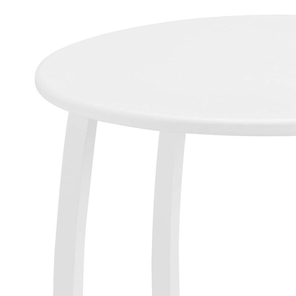 Zuo Modern Noga Patio End Table in White, , large