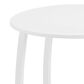 Zuo Modern Noga Patio End Table in White, , large