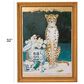 Creative Coop Dapper Home 24" x 32" Cheetah and Urn Canvas Wall Decor in Multicolor, , large
