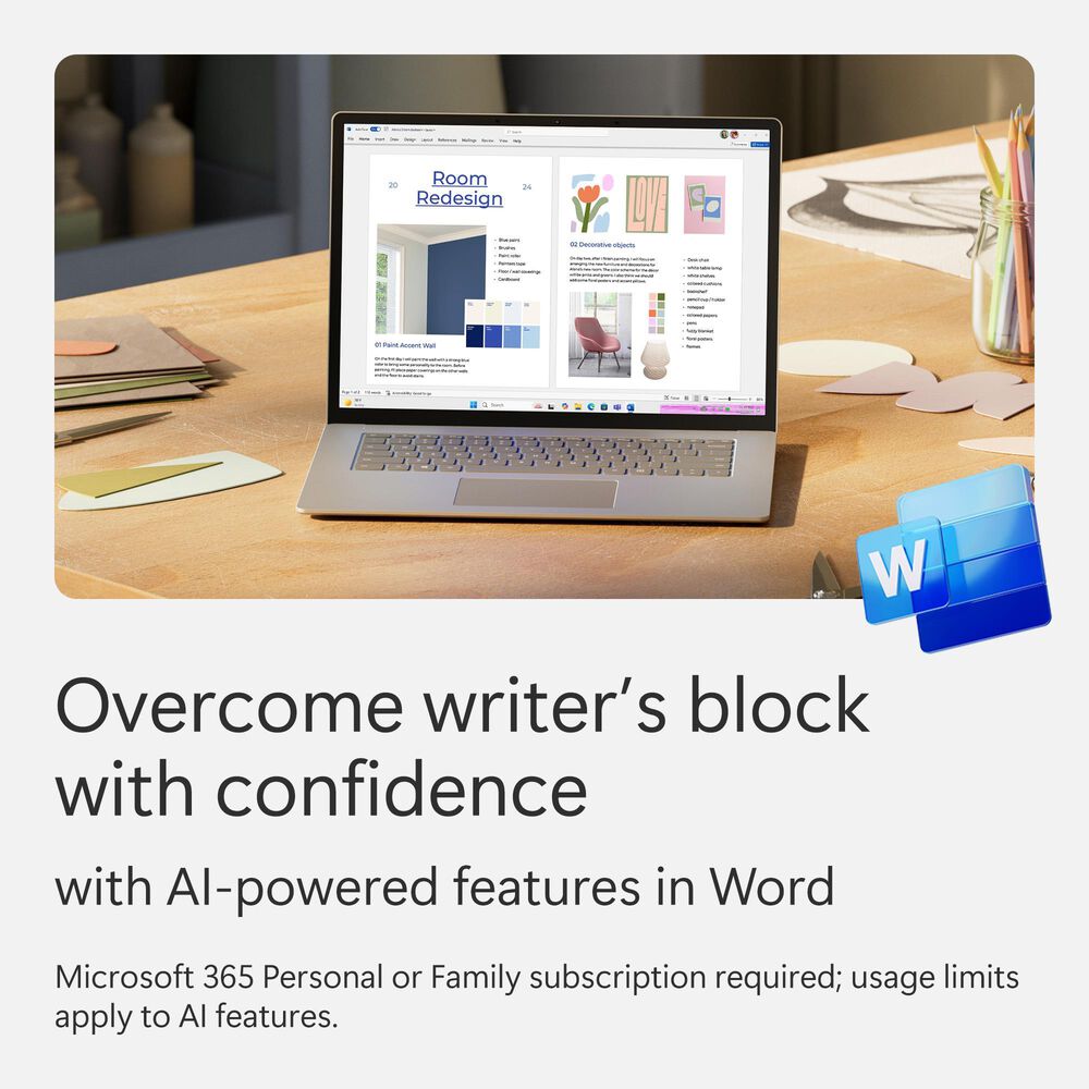 Microsoft 365 Family Software | 12-Month Subscription, 6 People | 6TB OneDrive Cloud Storage, , large