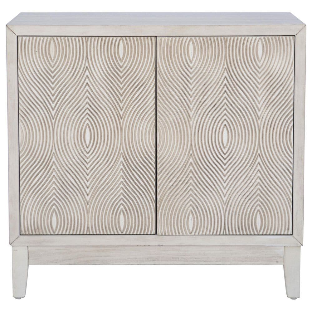Linon Home Decor Jennison 2-Door Accent Cabinet in Antique White, , large