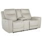 Ashley Mindanao Power Reclining Loveseat in Coconut, , large