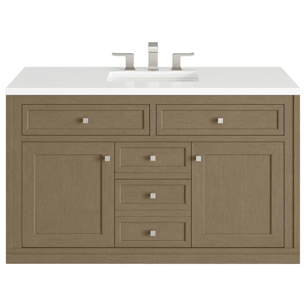 James Martin Vanities Chicago 48" Single Bathroom Vanity Cabinet in Walnut Whisper, , large