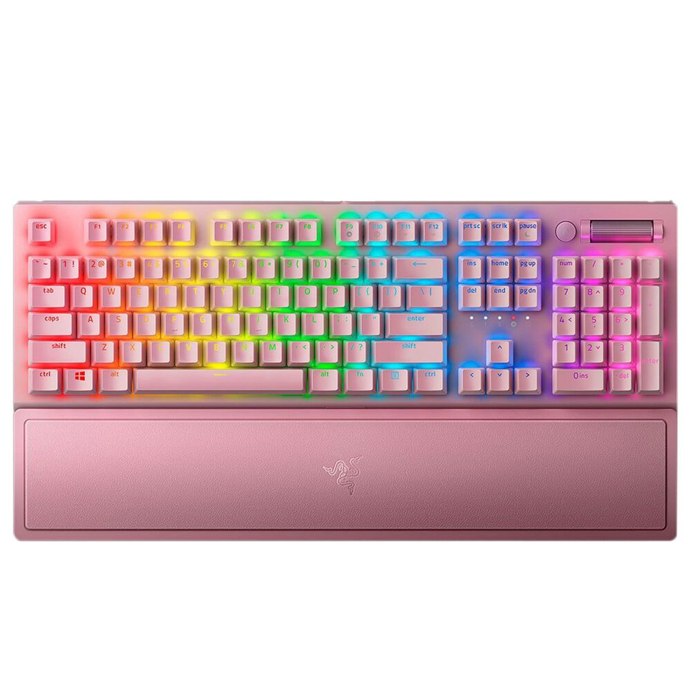 Razer BlackWidow V3 Green Switch Gaming Keyboard in Quartz, , large