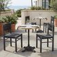 Zuo Modern Gazebo 24" Round Dining Table Black, Gold and Gray - Table Only, , large