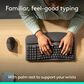 Logitech Ergo Wave Keys and Lift Combo in Graphite, , large
