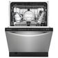 Frigidaire 24" Built-In Bar Handle Dishwasher with EvenDry in Stainless Steel, , large
