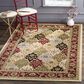 Safavieh Lyndhurst LNH320 3"3" x 5"3" Multicolor and Red Area Rug, , large