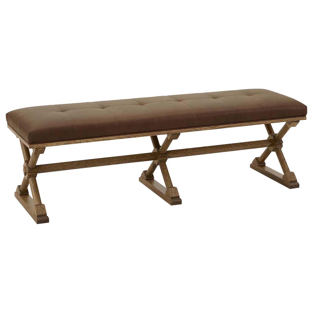 Stickley Furniture St. Lawrence Bench in Bay Brown, , large