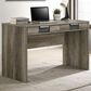 Crown Mark Rangley Writing Desk in Grey and Brown, , large