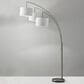 Adesso Trinity Arc Lamp in Satin Steel, , large