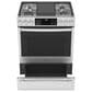 GE Profile 30" Dual Fuel Slide-In Front-Control Range in Fingerprint Resistant Stainless Steel, , large