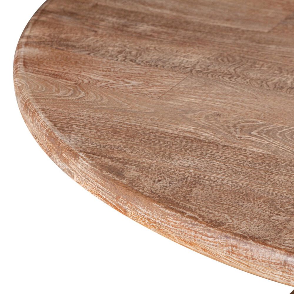 Home Trends &amp; Design San Rafael 7-Piece Round Dining Set in Antique Oak, , large