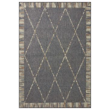 Loloi Rainier 5"3" x 7"7" Slate and Multicolor Area Rug, , large