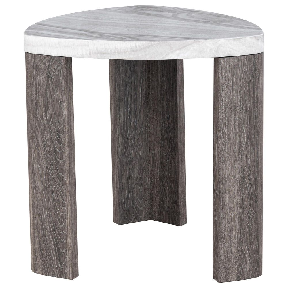 Furniture of America Elric End Table in Gray, , large