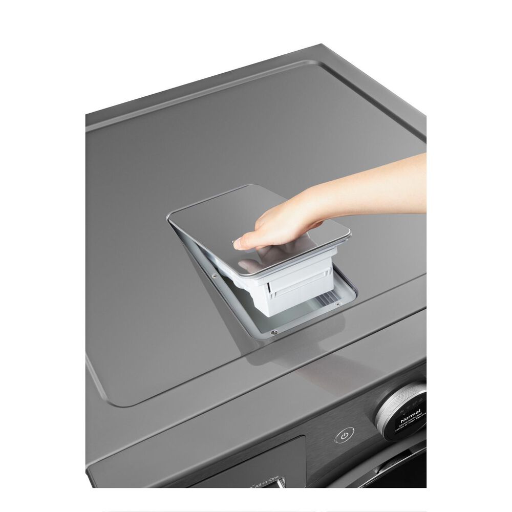 LG 5.0 Cu. Ft. Front Load Smart WashCombo All-in-One Washer/Dryer in Graphite Steel, , large
