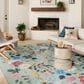 Rifle Paper Co Perennial Strawberry Fields 5"3" x 7"8" Mint Area Rug, , large