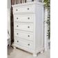 Ashley Robbinsdale 5 Drawer Double Knob Chest in Antique White, , large