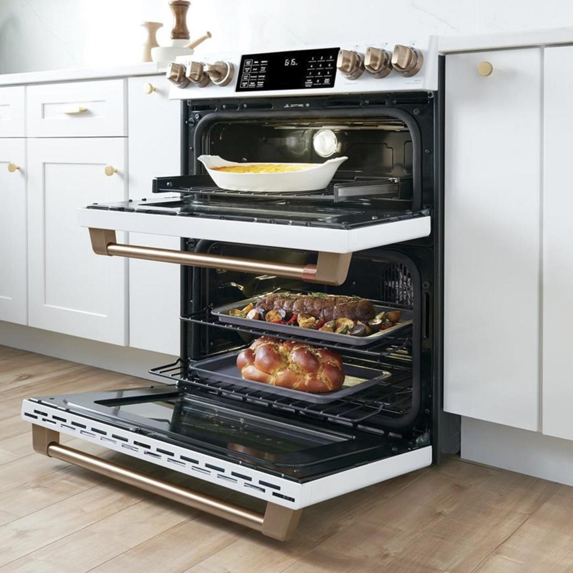 Cafe electric sales range double oven