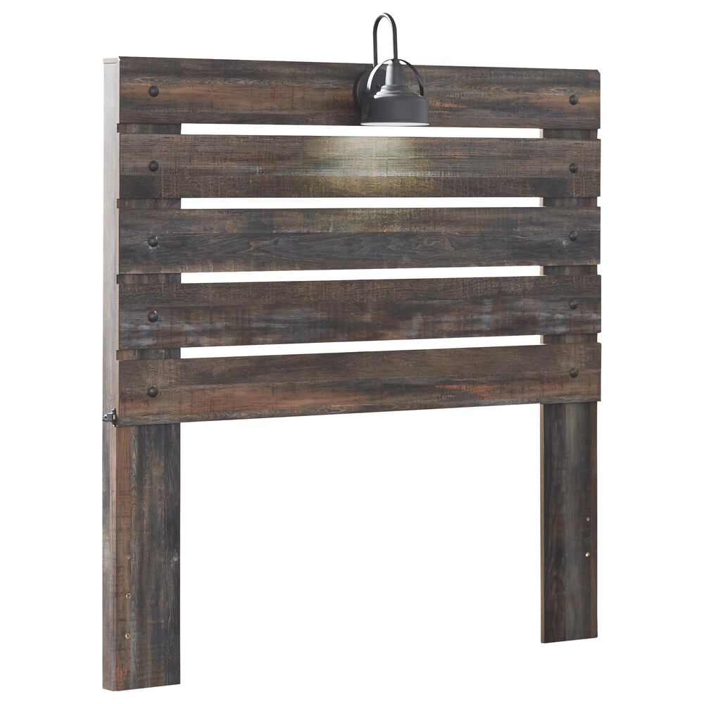 Ashley Drystan Full Slat Headboard in Rustic Brown, , large